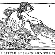 Picture Of Little Mermaid And The Star