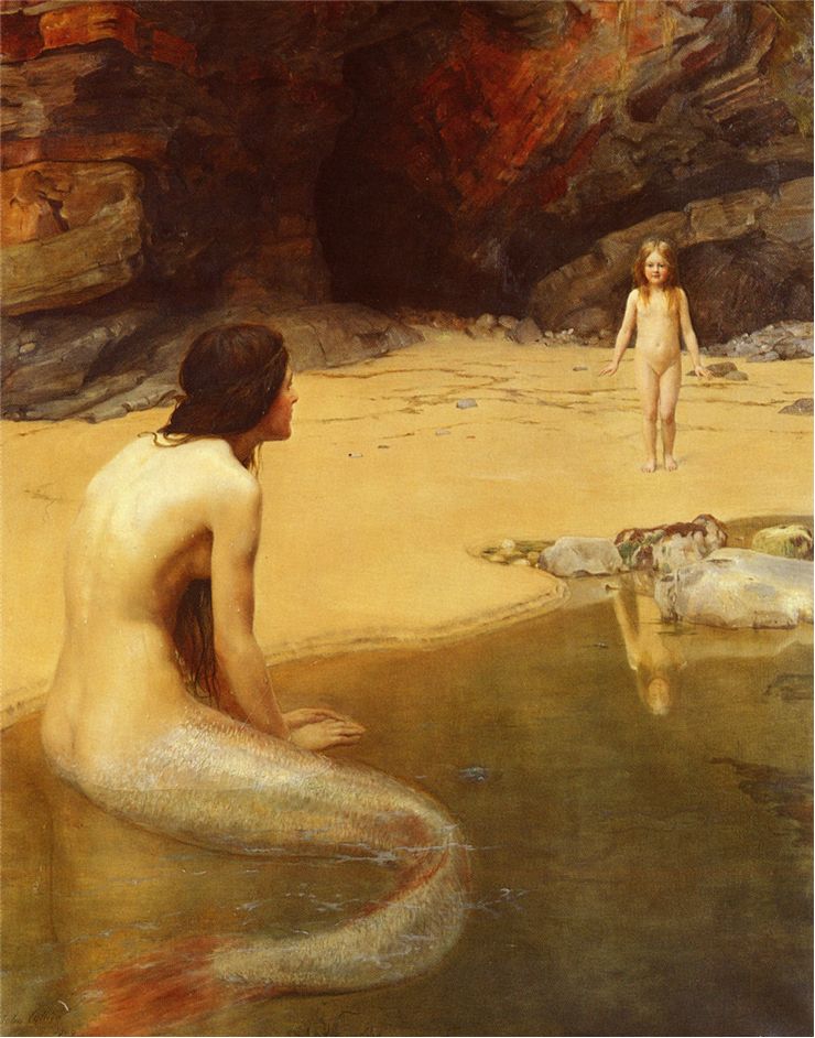 Picture Of Mermaid And The Land Baby