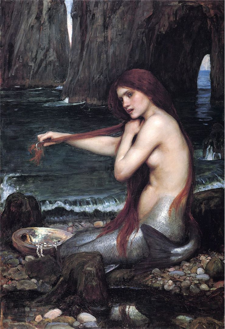 Picture Of Mermaid By John William Waterhouse