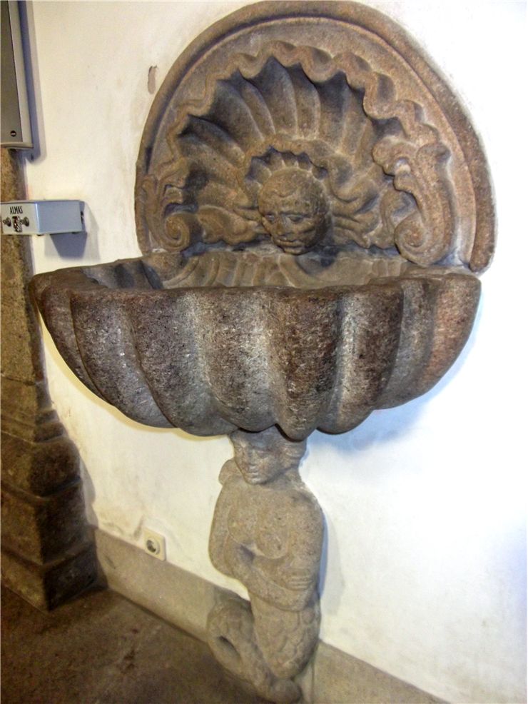 Picture Of Mermaid On Sculpture In Matriz Church Of Povoa De Varzim