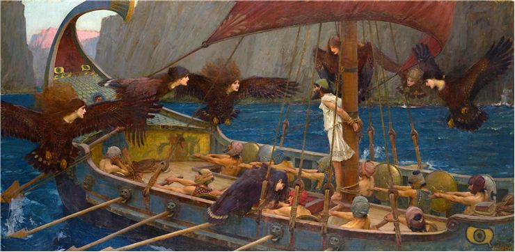 Picture Of Odysseus And The Sirens