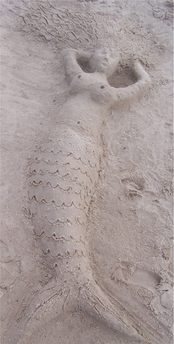 Picture Of Sand Mermaid