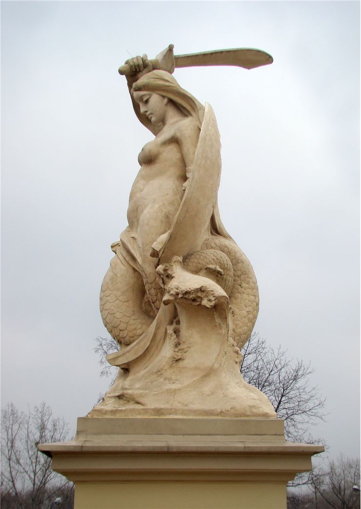 Picture Of The Mermaid At The Stanislaw Markiewicz Viaduct
