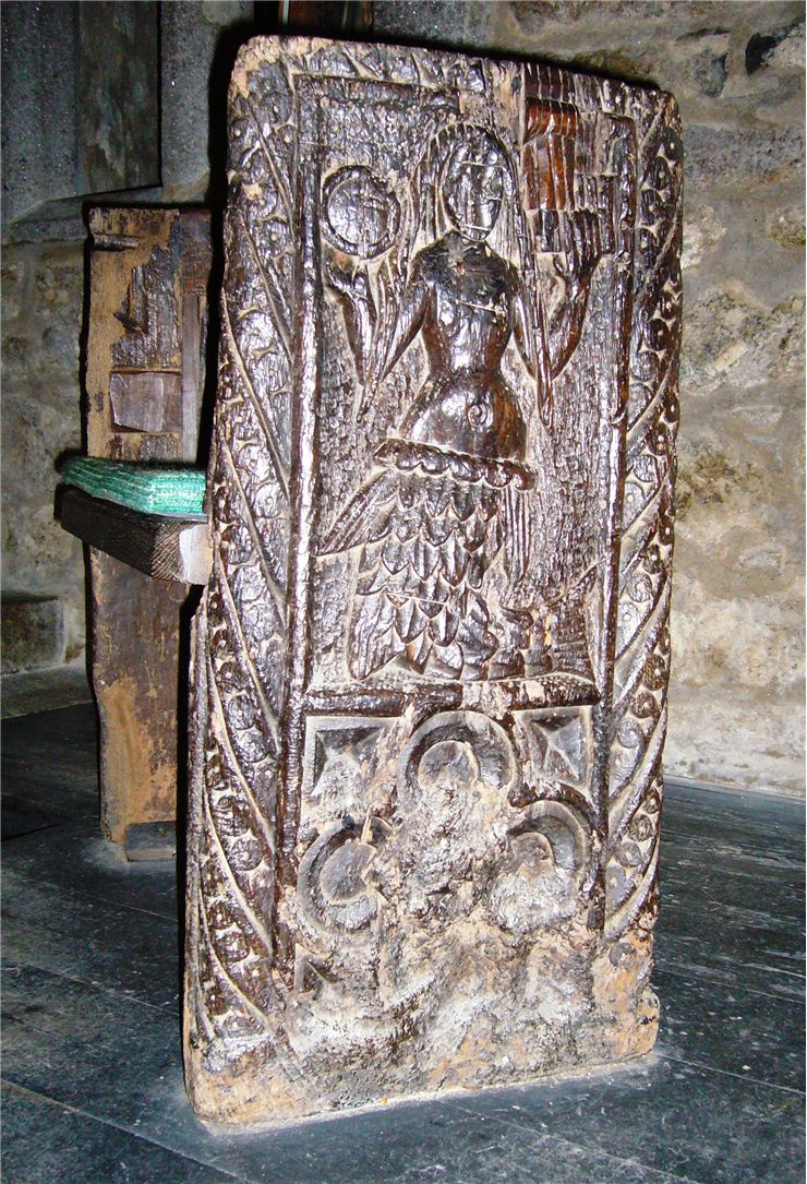 Picture Of Zennor Mermaid Chair From 16th Century